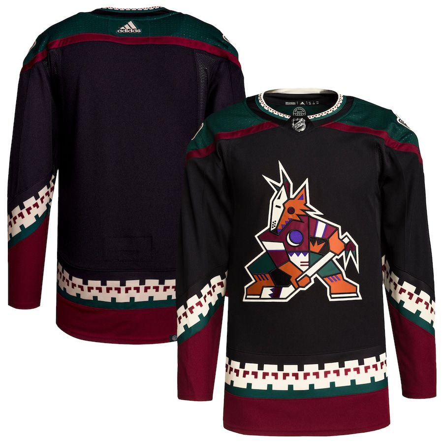 Men Arizona Coyotes adidas Black Home Primegreen Authentic Pro Blank NHL Jersey->arizona coyotes->NHL Jersey